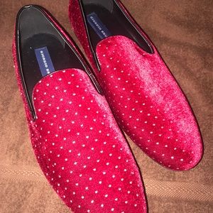 Red Gold Slip On Loafer